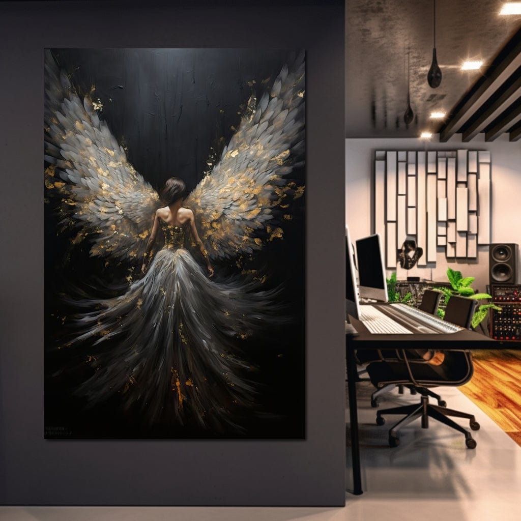 Mystic Symphony of the Cosmos Canvas Wall Art