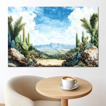 Desert Vista Dreams Alive Canvas Wall Art