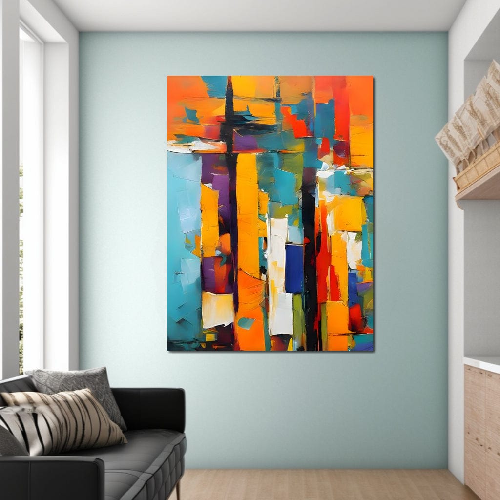 Colorful Modern Art 008 Canvas Wall Art
