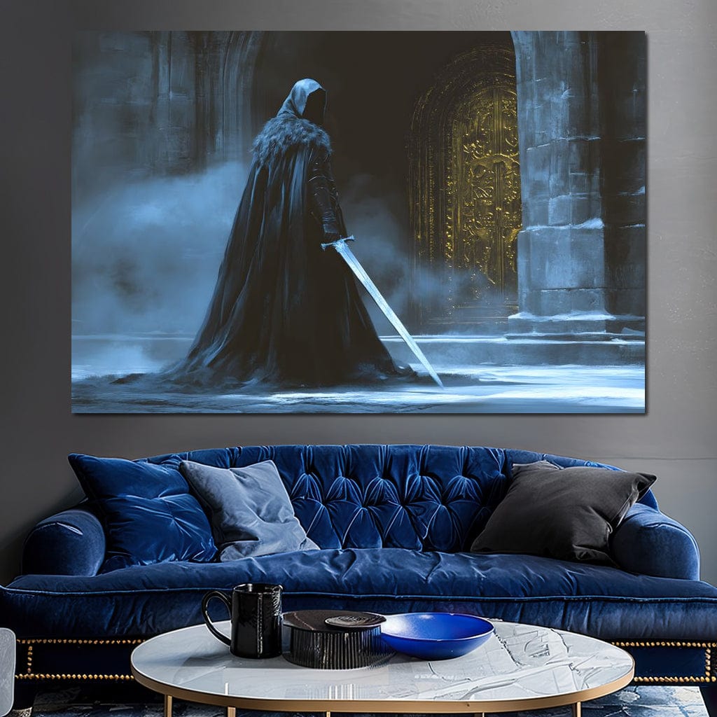 Guardian of the Gilded Realm Canvas Wall Art