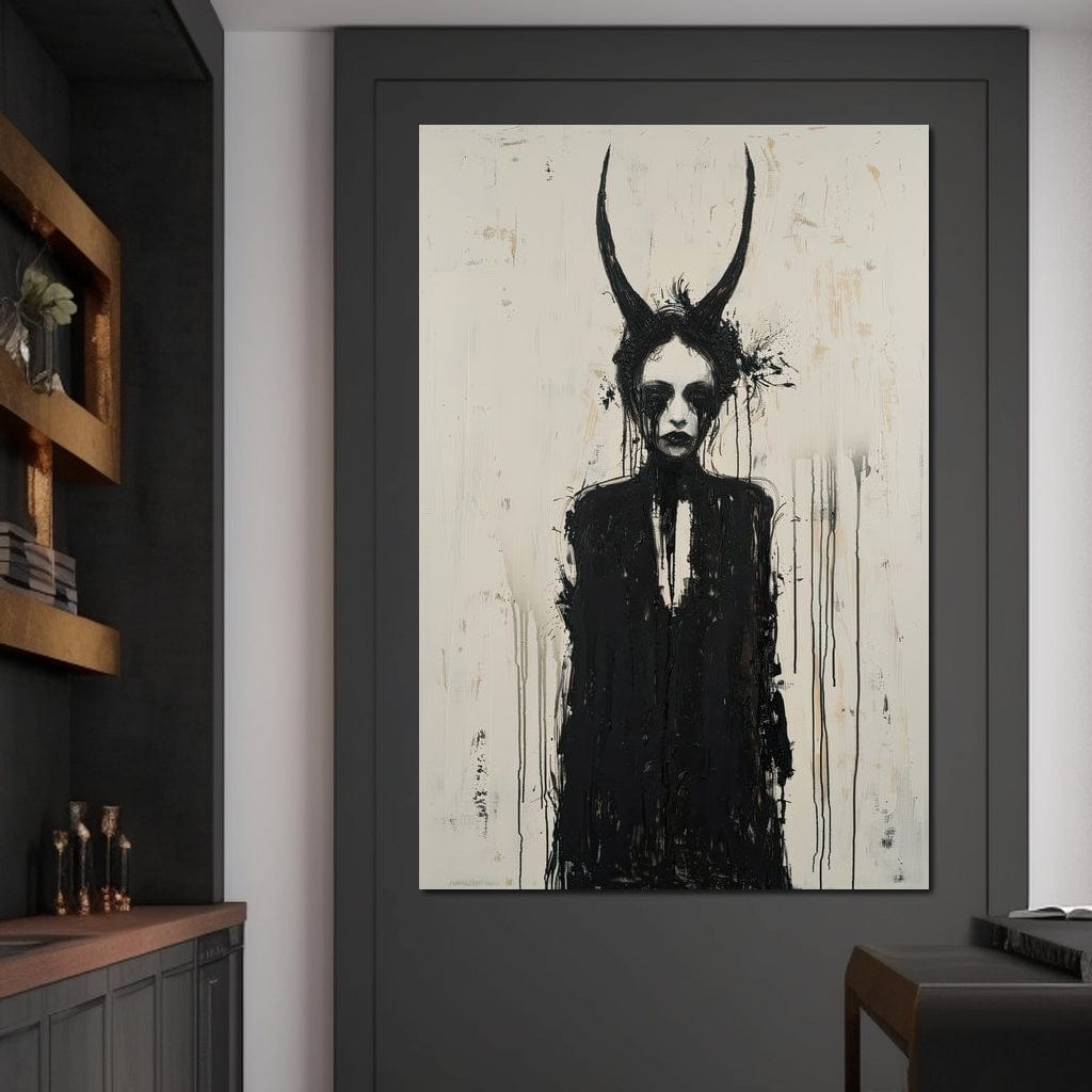 Veiled Presence of Shadows Canvas Wall Art