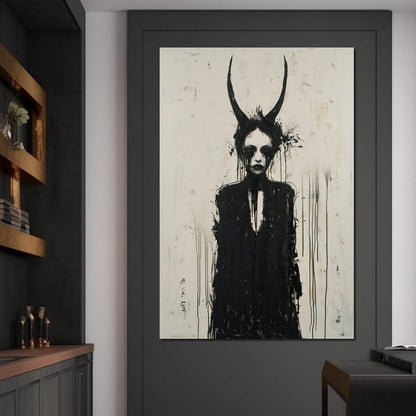 Veiled Presence of Shadows Canvas Wall Art