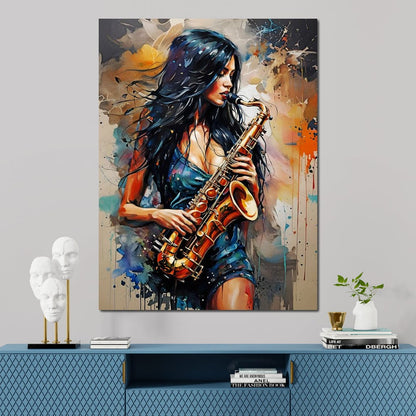 Female Portrait 078 Canvas Wall Art