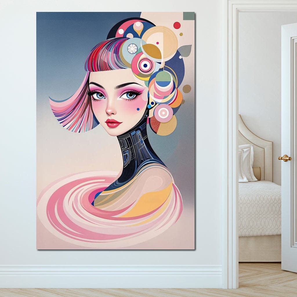 Pastel Elegy Canvas Wall Art