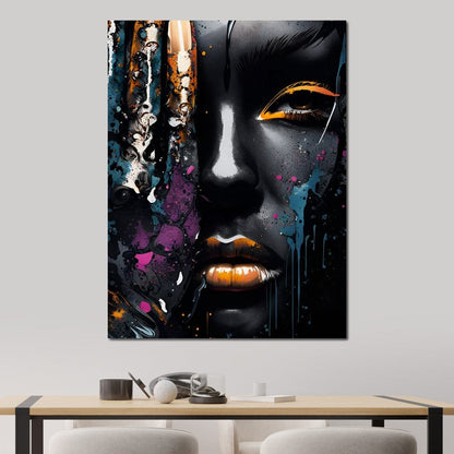Female Portrait 128 Canvas Wall Art