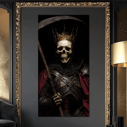 King of Bone and Shadow Reign Canvas Wall Art