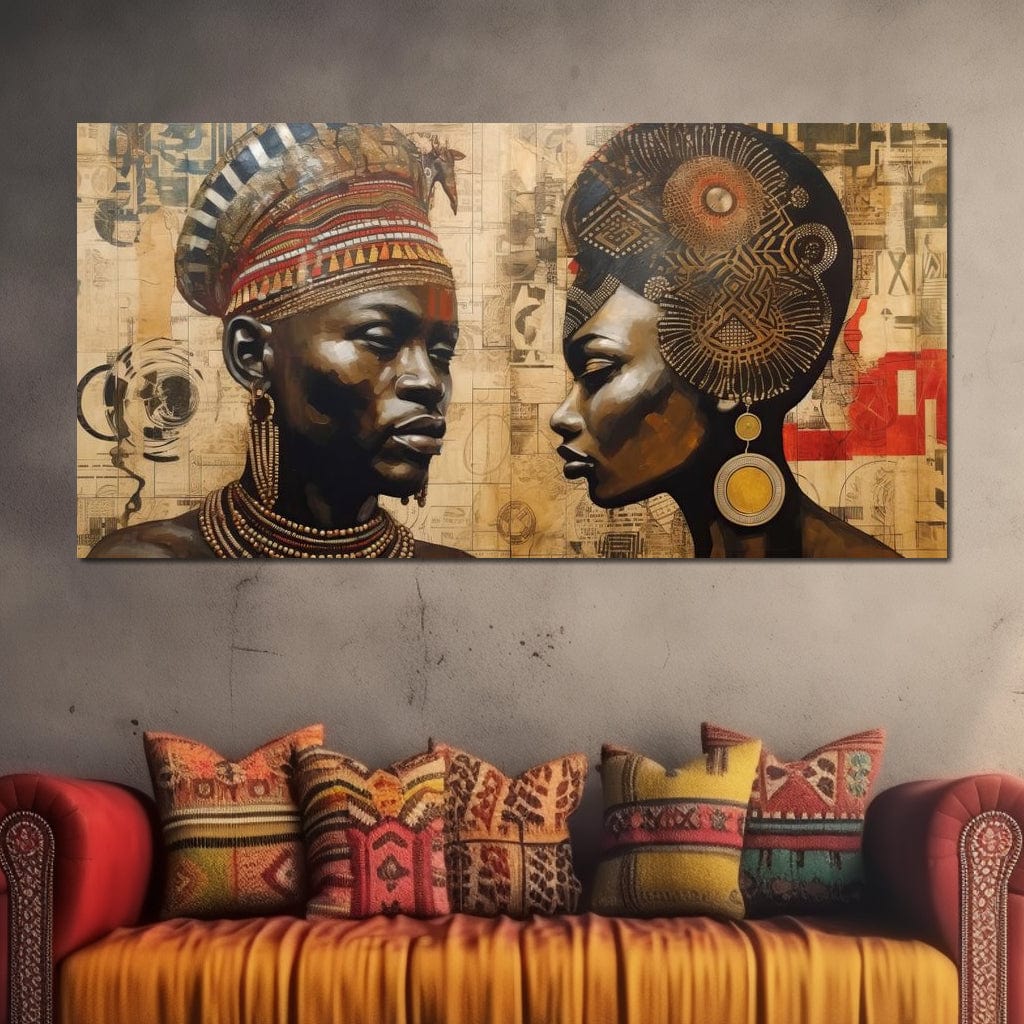 African Portrait Zithembe Canvas Wall Art