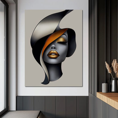 She Wears the Dusk Canvas Wall Art