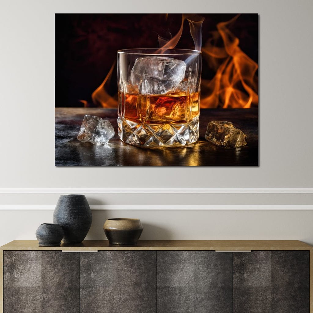 The Whiskey Enigma on Canvas Wall Art