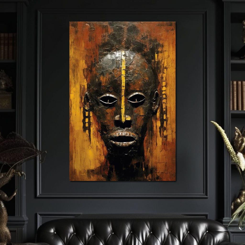 Tribal Mask 16 Canvas Wall Art