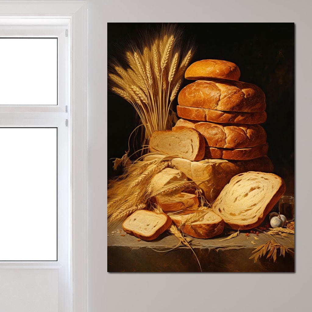 Feast of Wood and Bread Canvas Wall Art