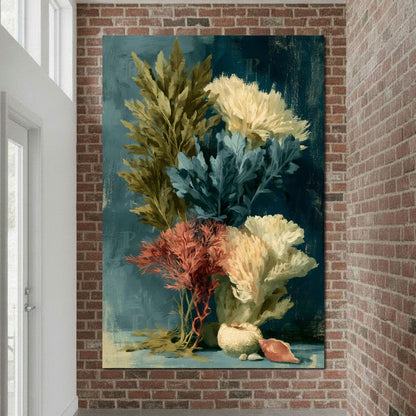 Tides of Forgotten Flora Canvas Wall Art