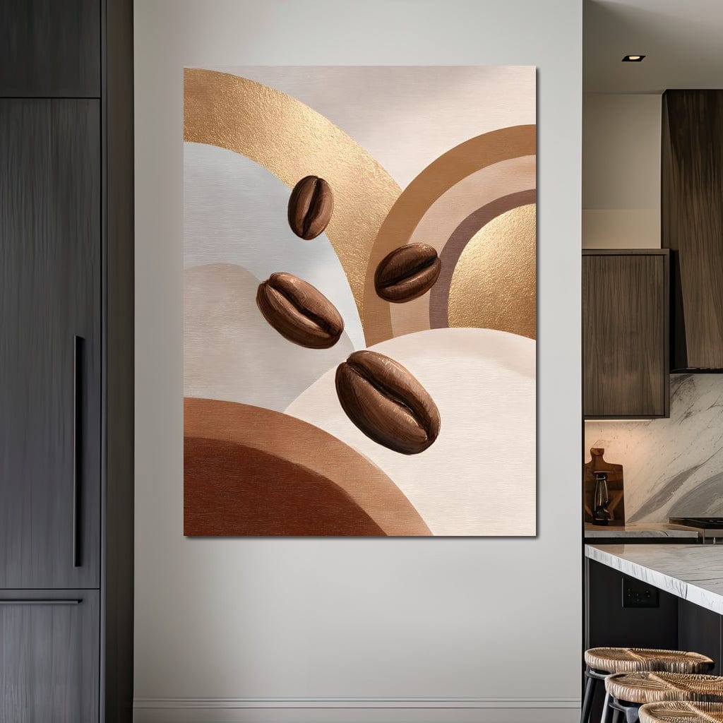 Java Coffee Beans Canvas Wall Art