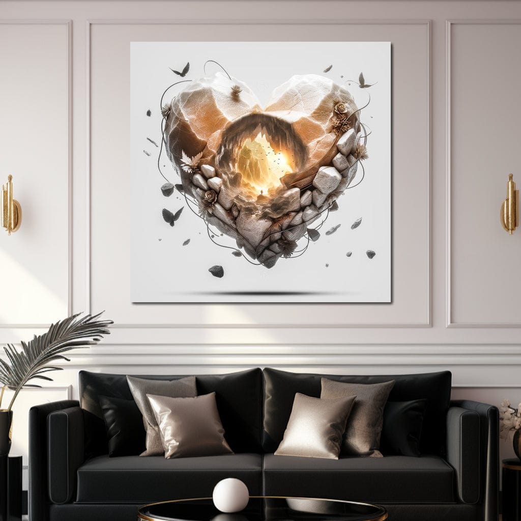 Heart Canvas Wall Art