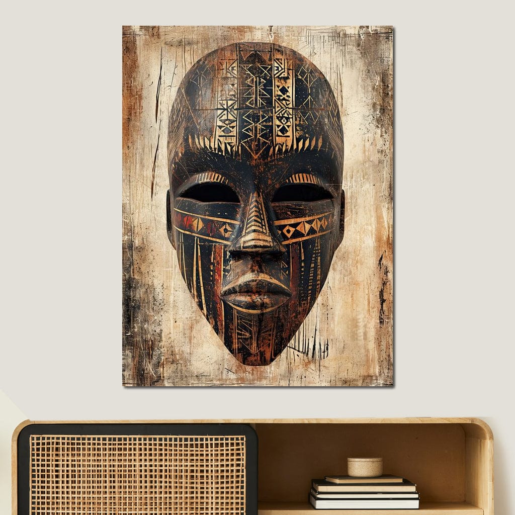 Tribal Echoes of Ancestry Canvas Wall Art