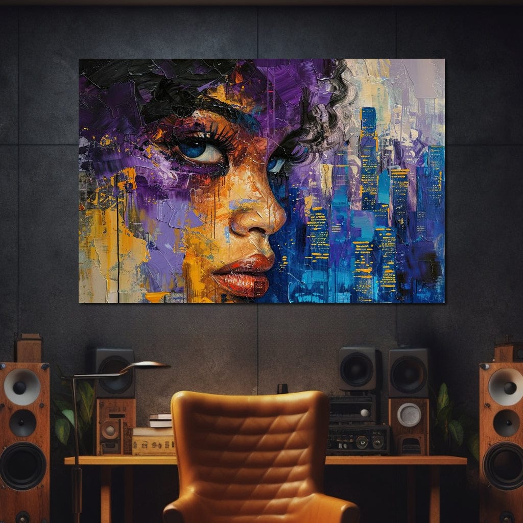 Urban Dreamscape Enchantment Canvas Wall Art