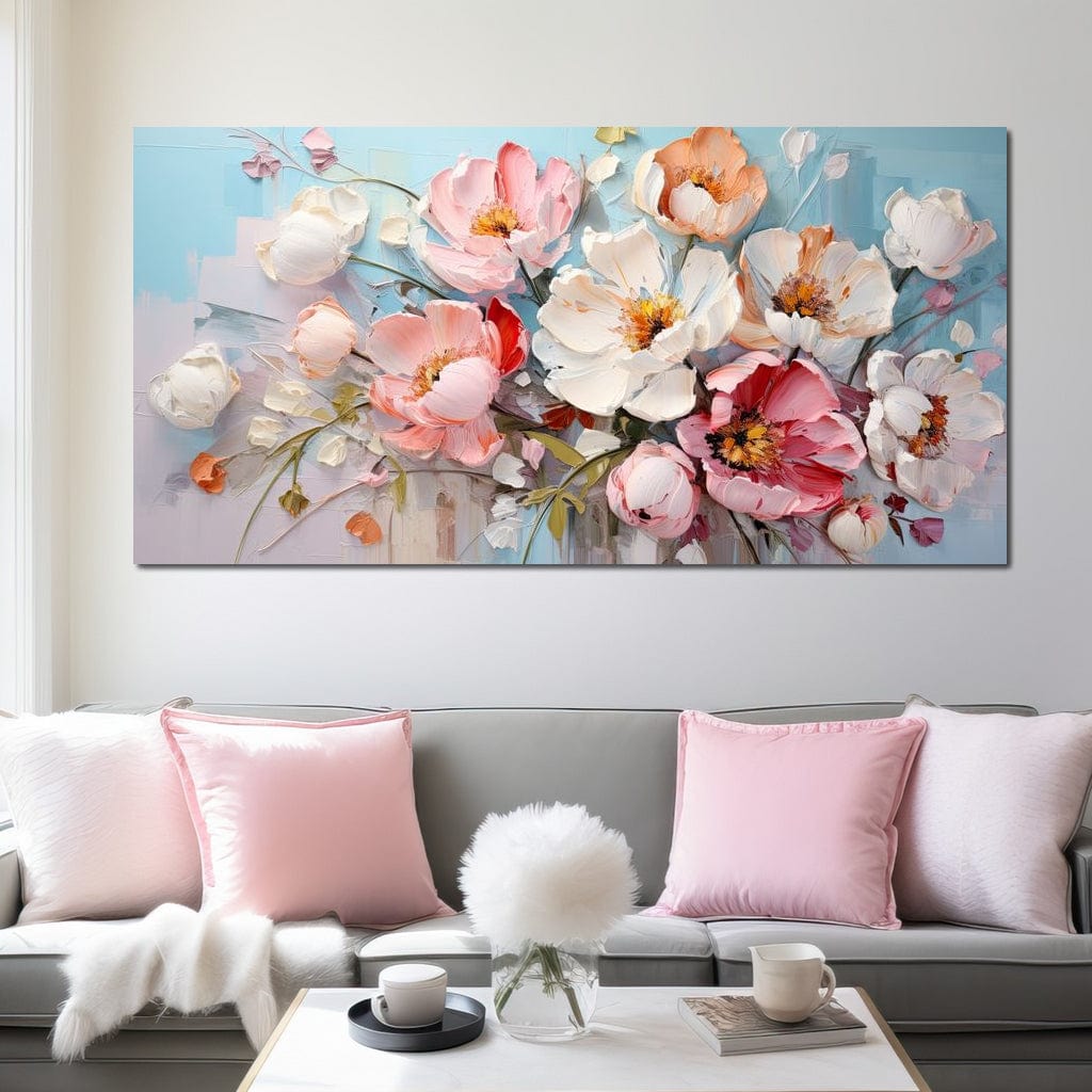 Blossoms of Serenity Breeze Canvas Wall Art