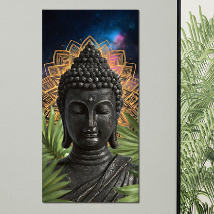 Tranquil Buddha Nightfall Canvas Wall Art