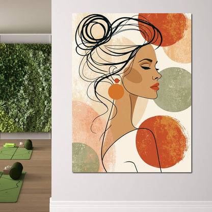 Reflections of a Soft Summer Evening Canvas Wall Art