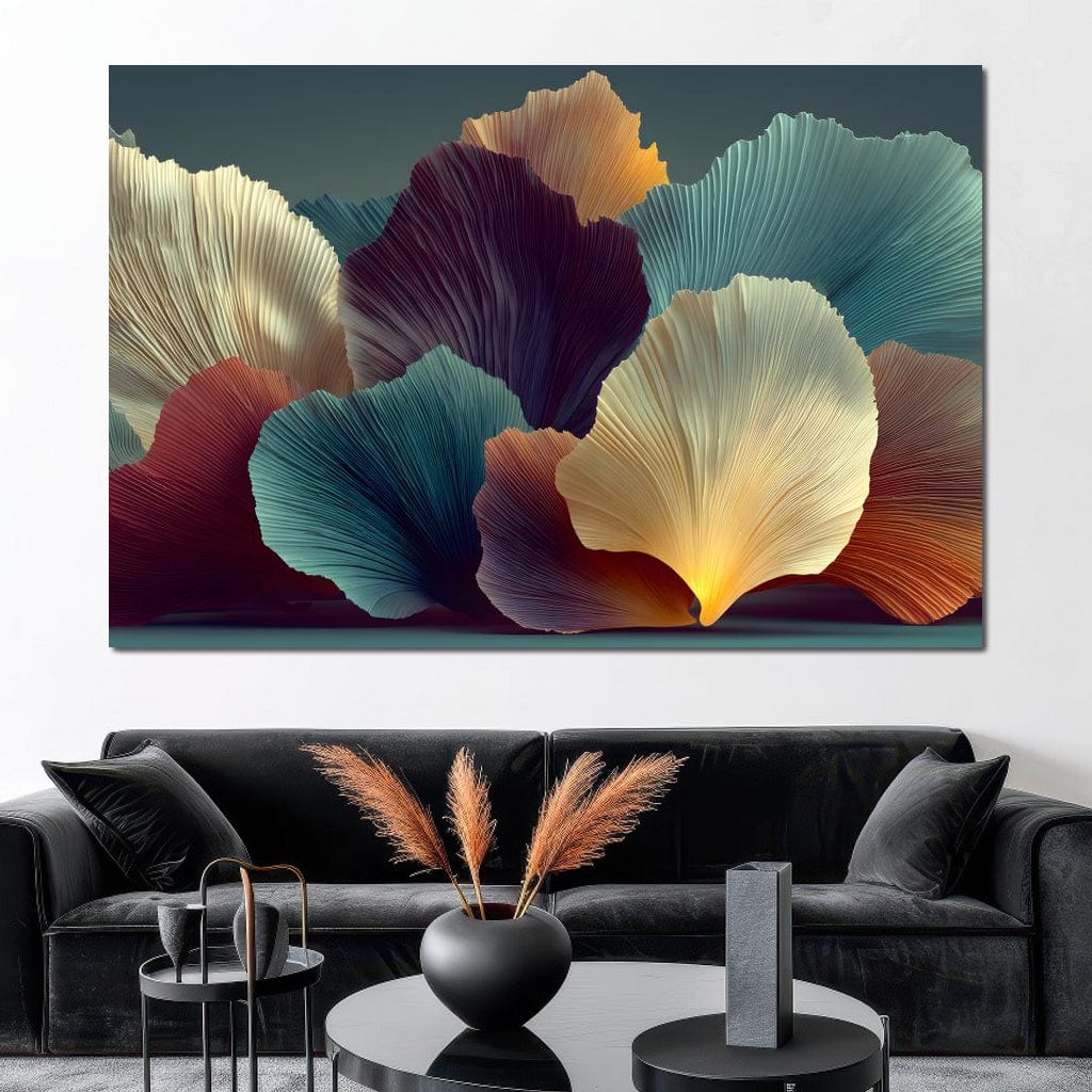 Flowing Petal Dreams Canvas Wall Art