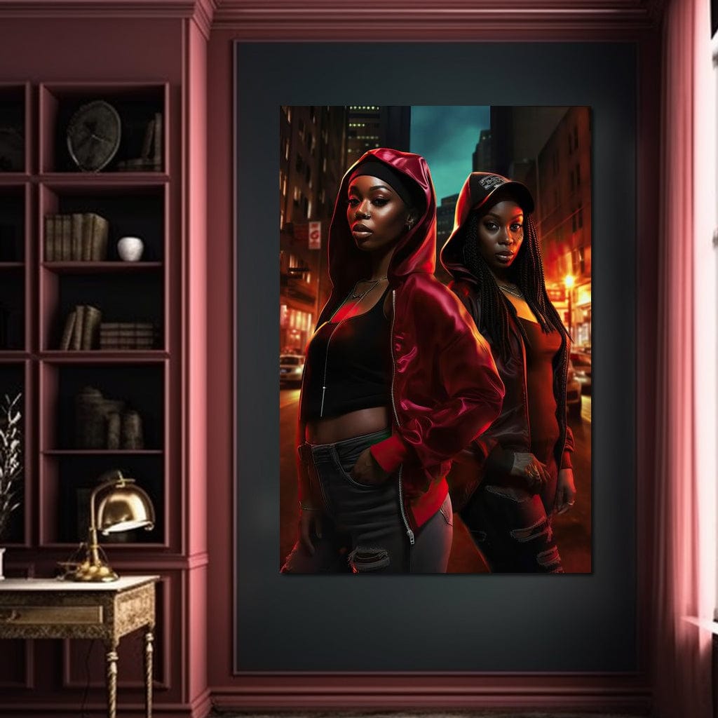 Verses in Velvet Canvas Wall Art