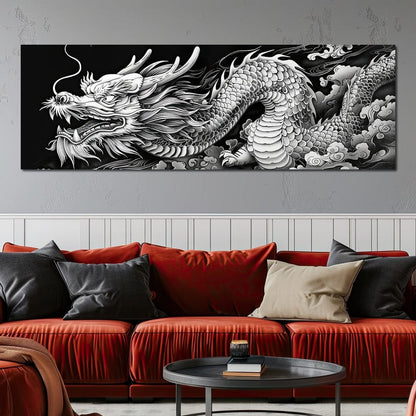 Eternal Dragon's Flight Canvas Wall Art