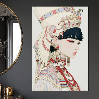 Ancient Egyptian Bride Canvas Wall Art