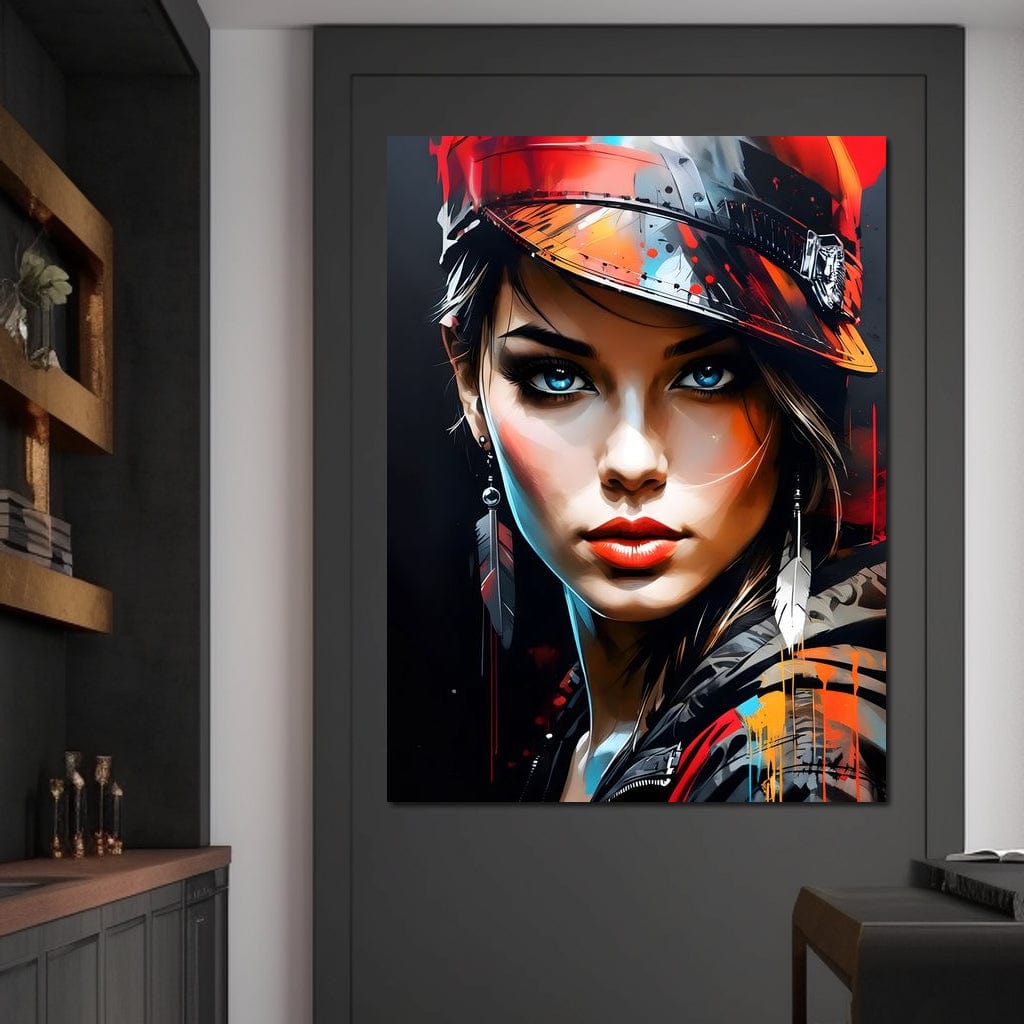 Female Portrait 254 Canvas Wall Art