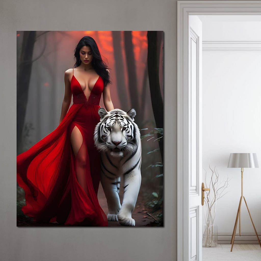 Female Portrait 198 Canvas Wall Art