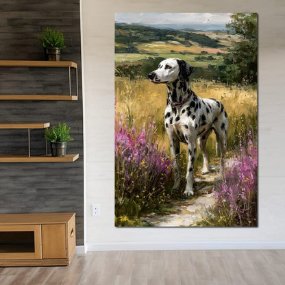 Dalmatian Meadow Pathway Canvas Wall Art
