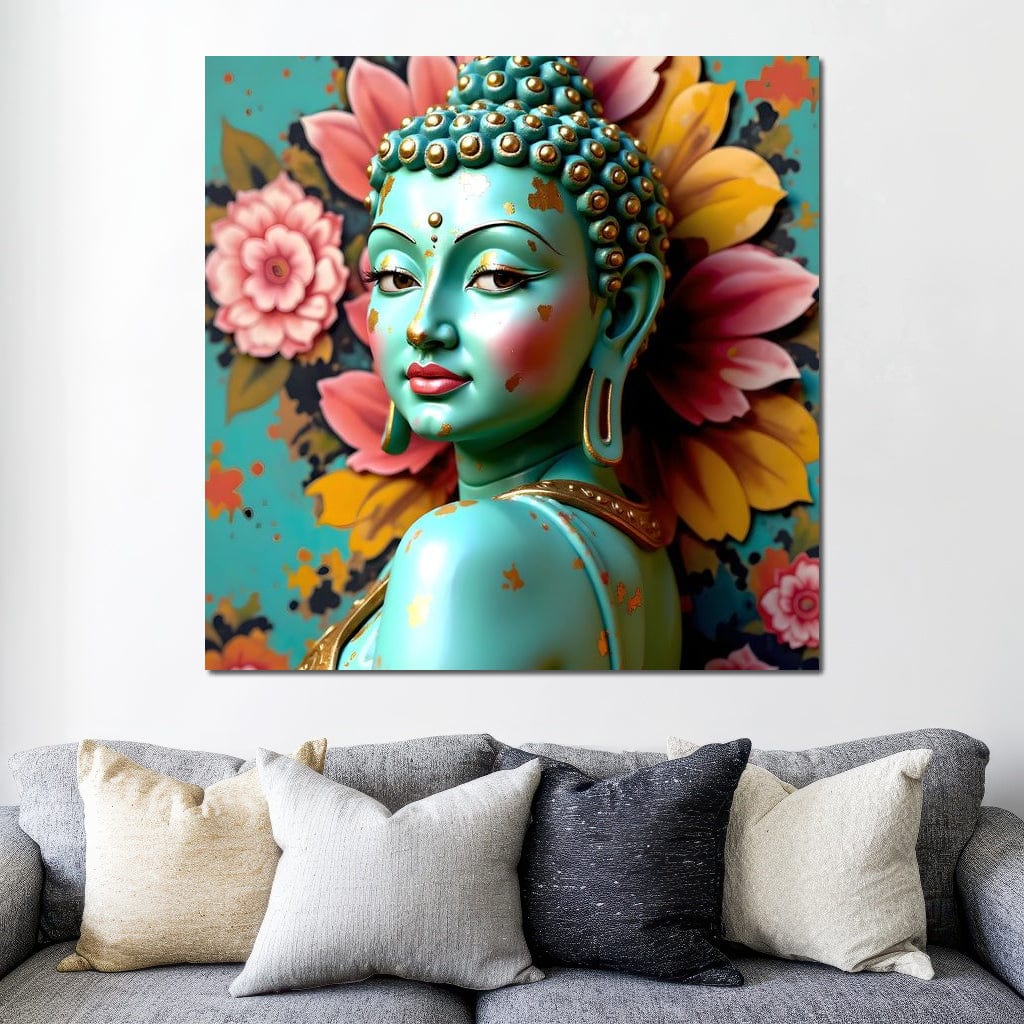 Radiant Petals Tranquility Canvas Wall Art