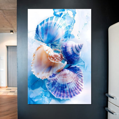Oceanic Seashells Dreamscape Canvas Wall Art