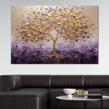 Golden Lisse Celebration Canvas Wall Art
