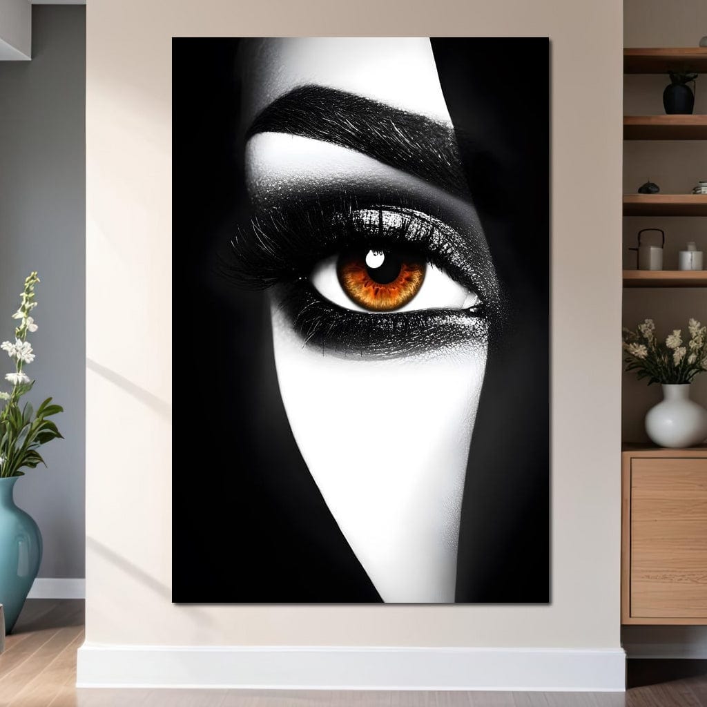 Eclipse of the Fiery Eye Canvas Wall Art
