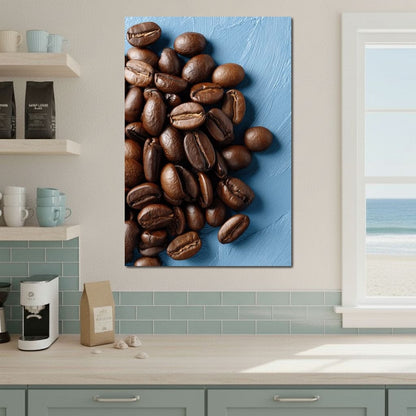 Roasted Coffee Beans Still Life Canvas Wall Art
