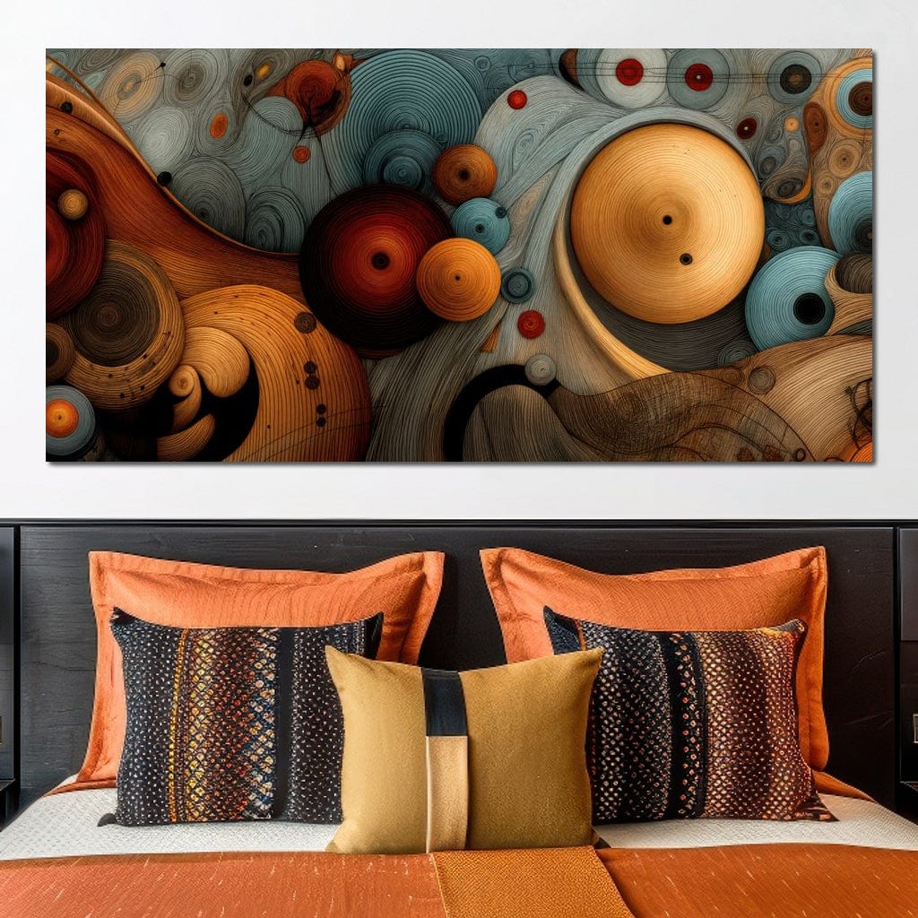 Microcosm Swirl Canvas Wall Art