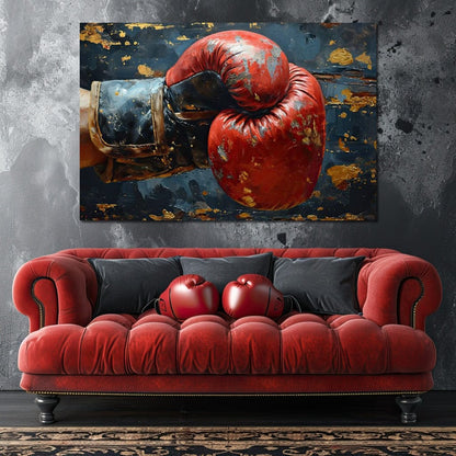 Boxing Glove Canvas Wall Art