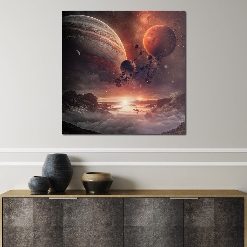 Surreal Space Canvas Wall Art