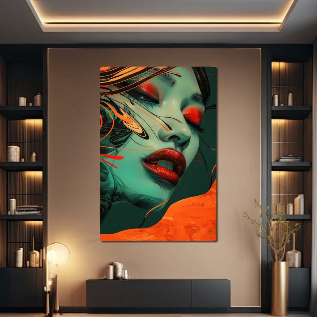 Celestial Muse Canvas Wall Art