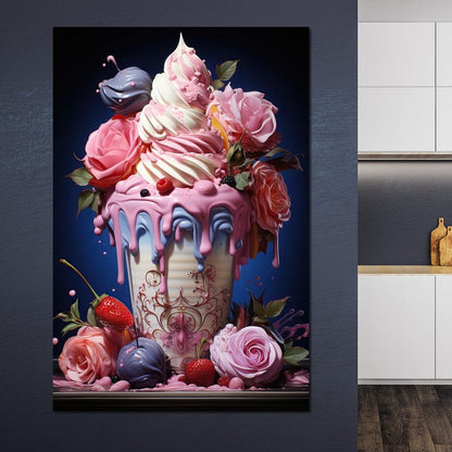 Candy Ice Cream Canvas Wall Art