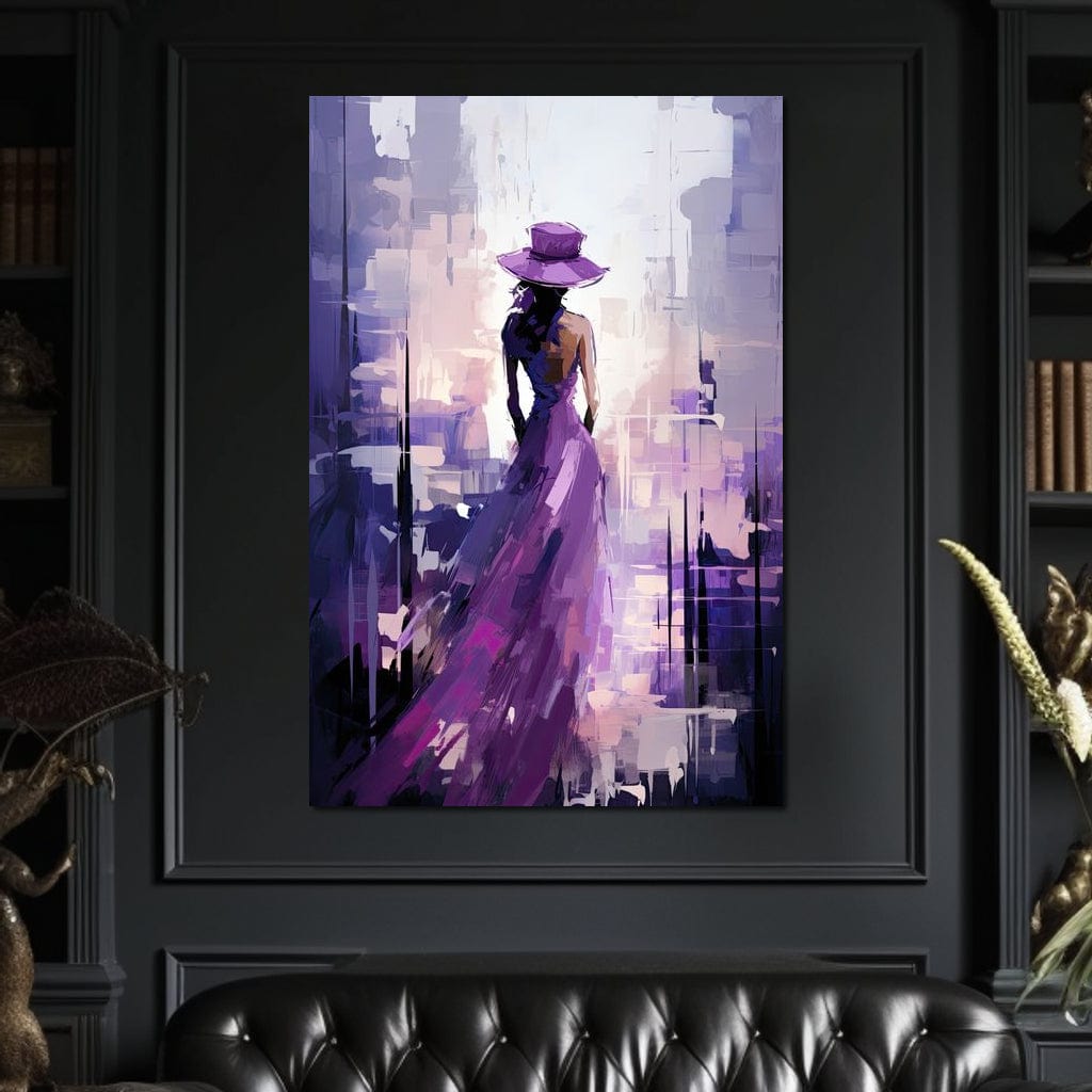 Amethyst Twilight Mystique Canvas Wall Art