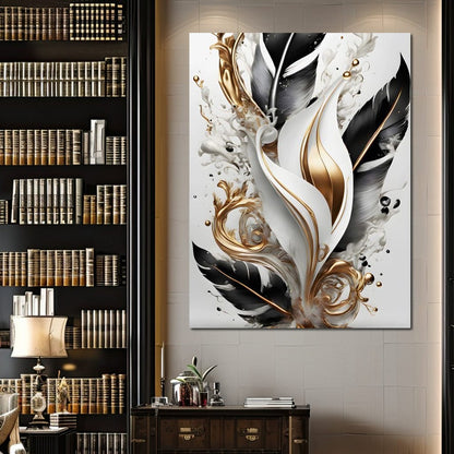 A feather's dream Canvas Wall Art