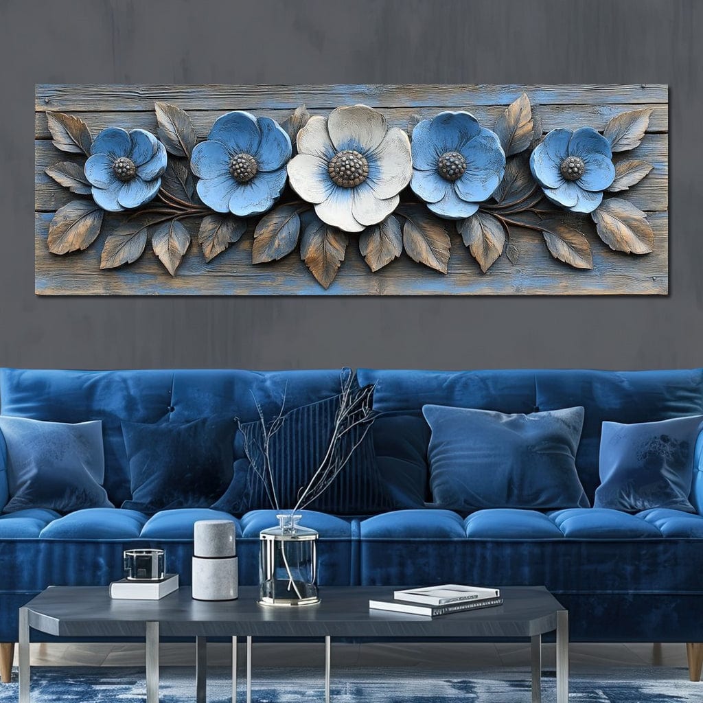 Rustic Bloom Harmony Canvas Wall Art