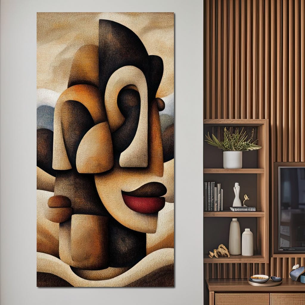 Faces of the Earth Canvas Wall Art