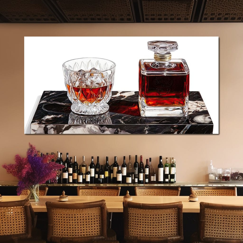 Refined Spirits Elegance Canvas Wall Art