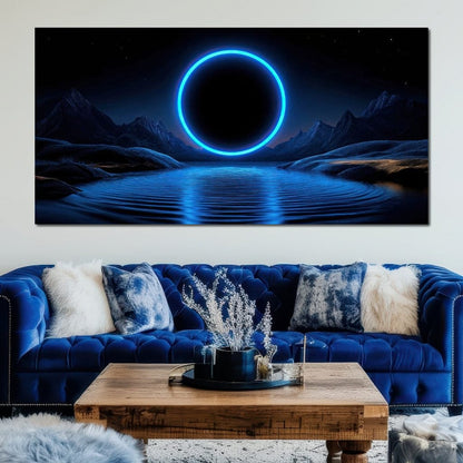 The Halo of Infinity Canvas Wall Art