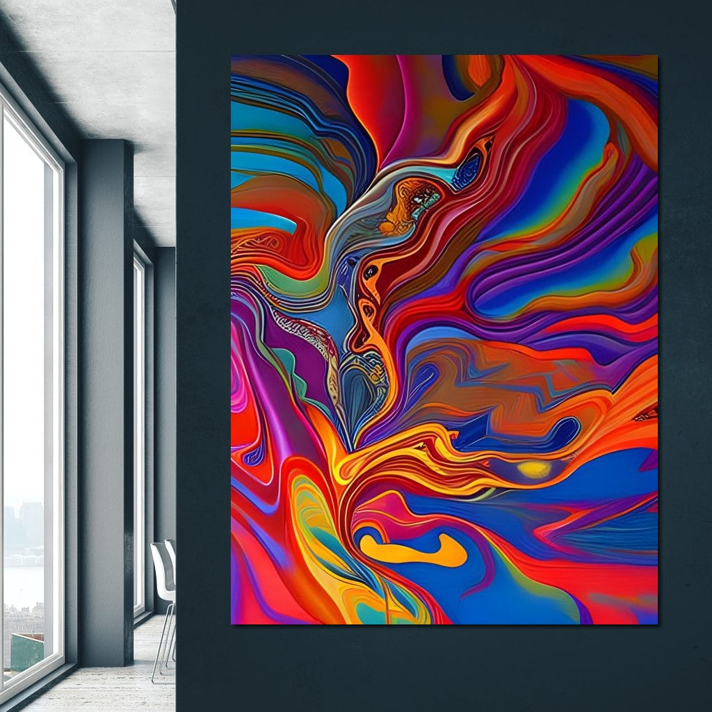 Colorful Contemporary Art 242 Canvas Wall Art