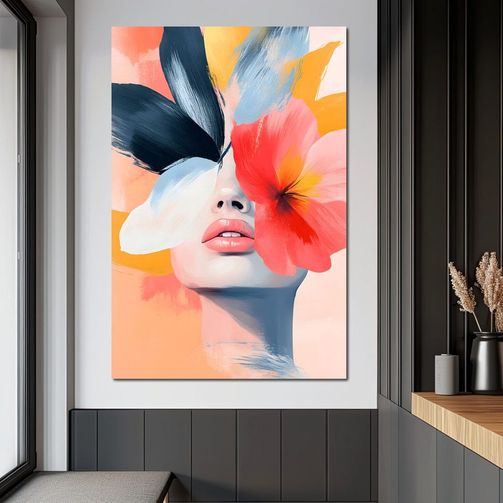 Petals of Enchantment Canvas Wall Art