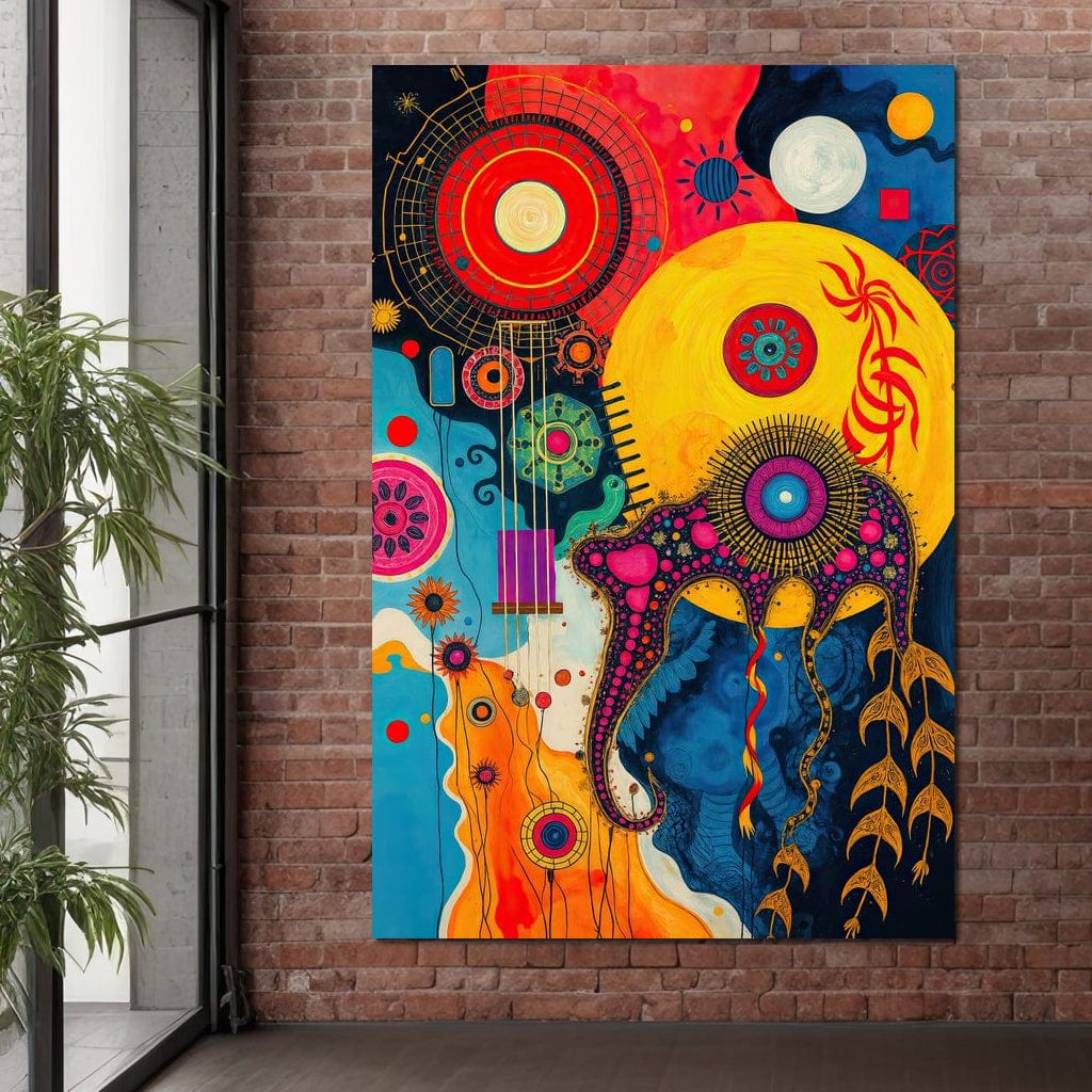 Dreams of an Octopus Canvas Wall Art