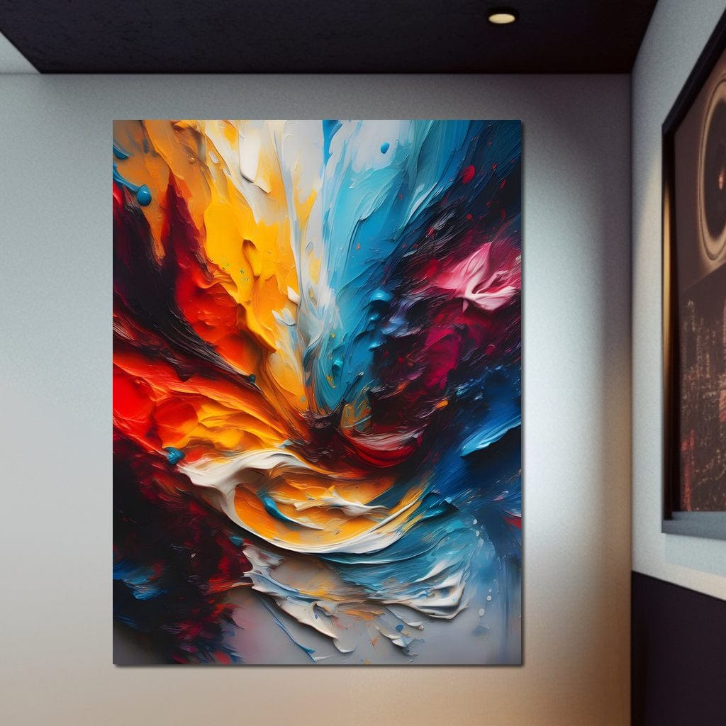 Color Burst Canvas Wall Art